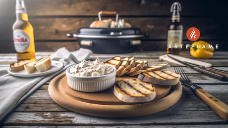 Michigan BBQ Smoked Whitefish Dip with Grilled Bread