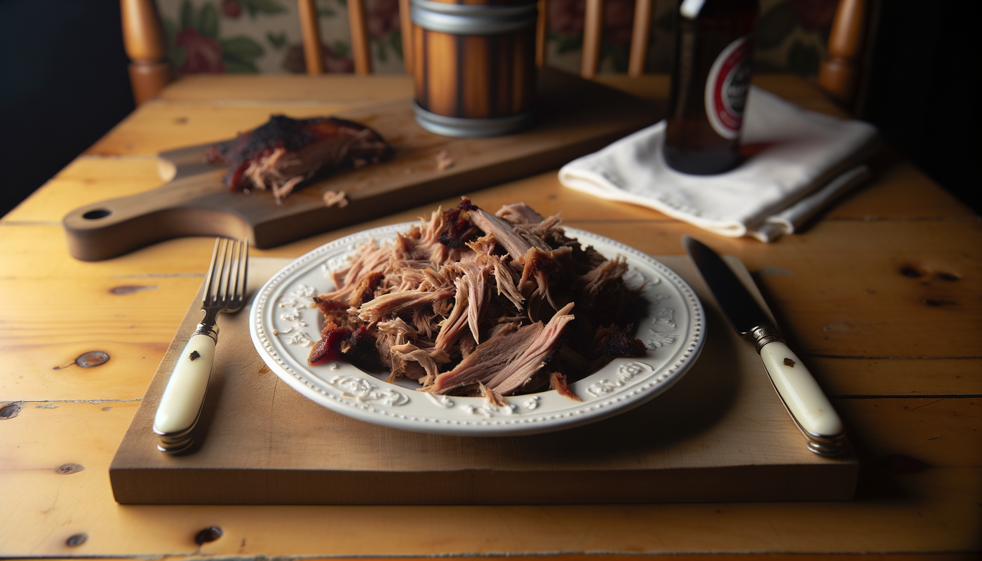 Kansas-Style Hickory-Smoked Pulled Pork