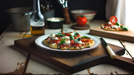 Delaware Grilled Tomato and Basil Flatbread