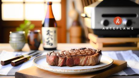 Japanese Grilled Wagyu Steak on Arteflame