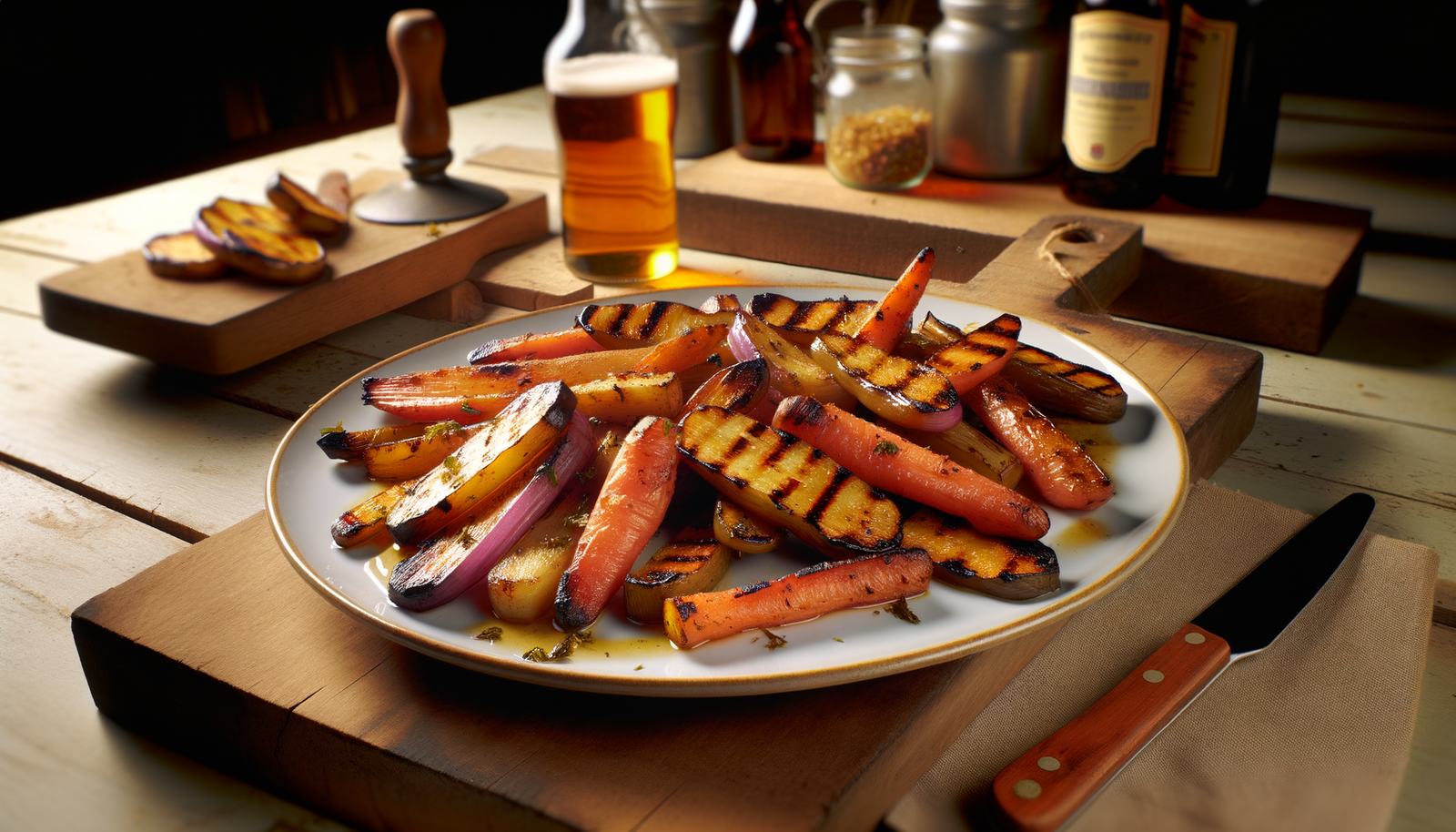 French Grilled Winter Root Vegetables