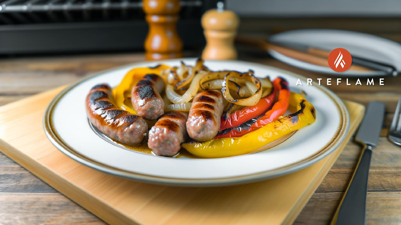 Georgia Smoked Sausage and Peppers on the Arteflame