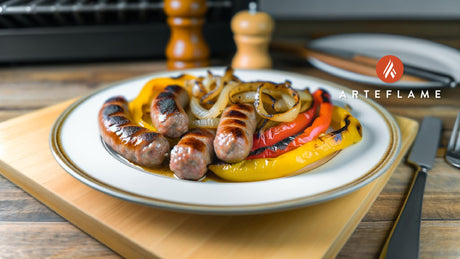 Georgia Smoked Sausage and Peppers on the Arteflame