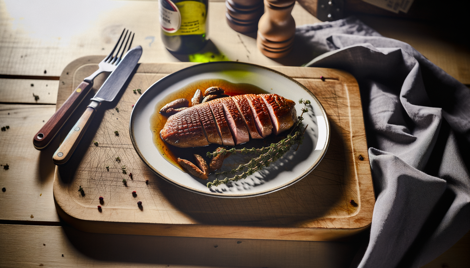 Belgian Smoked Duck Breast with Juniper