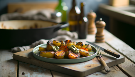 Norwegian Grilled Root Vegetables with Herb Butter