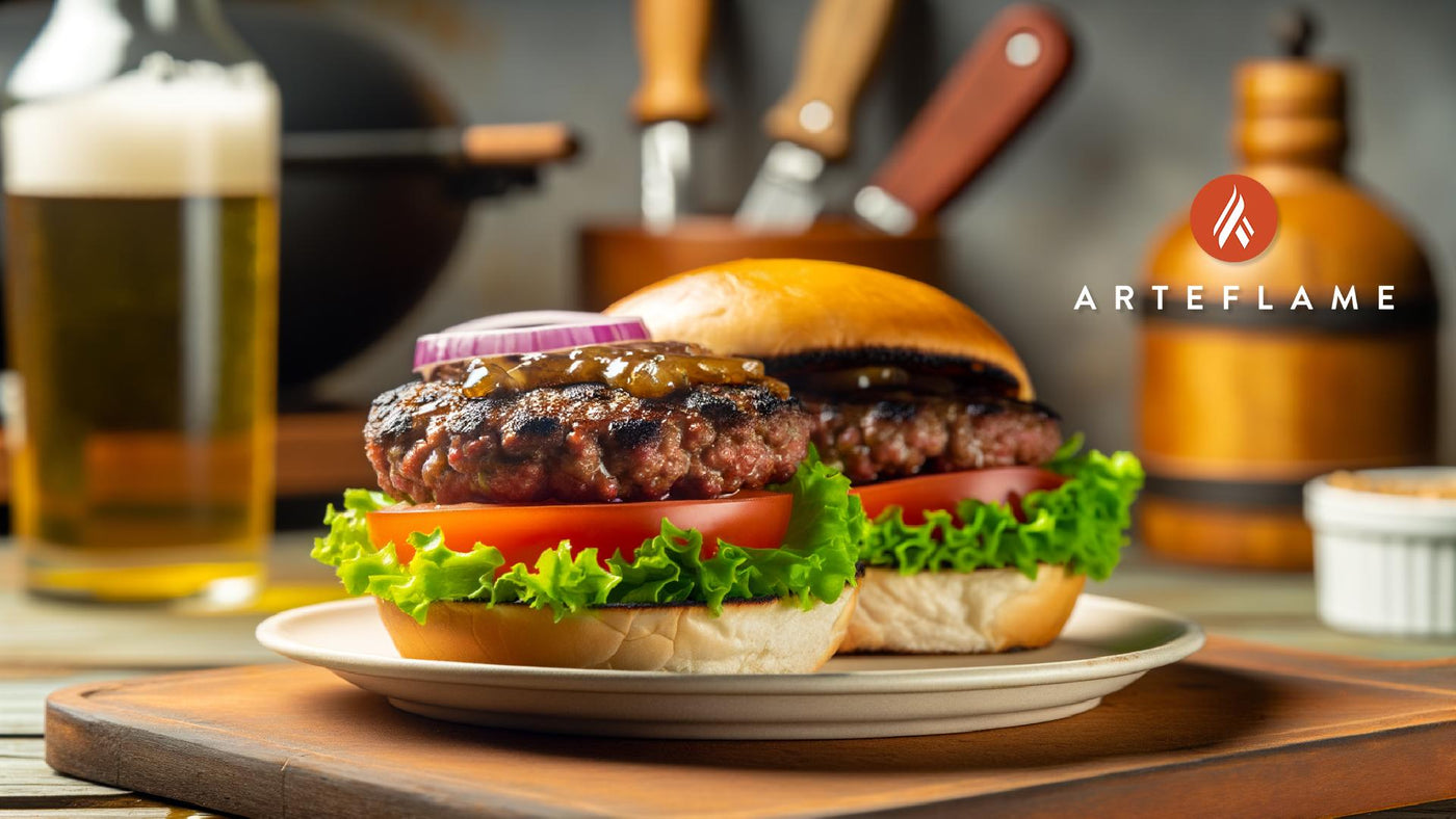 Grilled Bison Burgers Illinois - Juicy & Flavorful