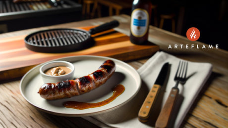 Louisiana Grilled Duck Sausage with Tangy Dipping Sauce