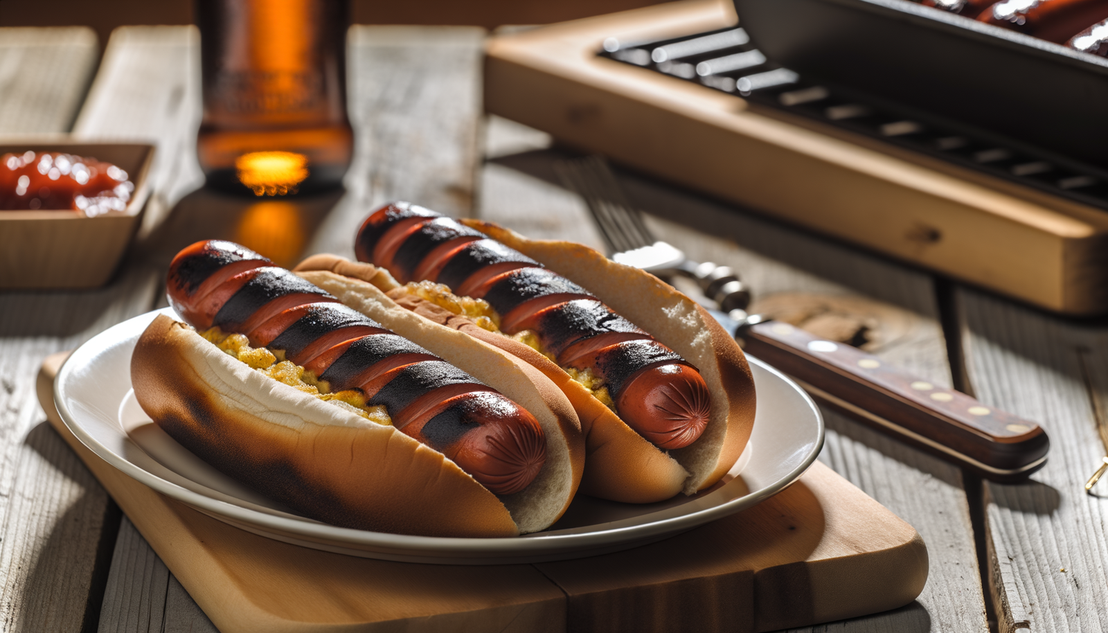 Charred Connecticut-Style Hot Dogs on the Arteflame Grill