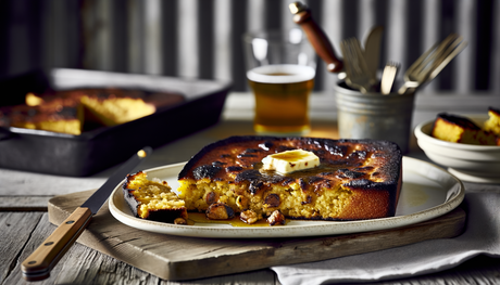 Grilled Georgia Bourbon Butter Cornbread