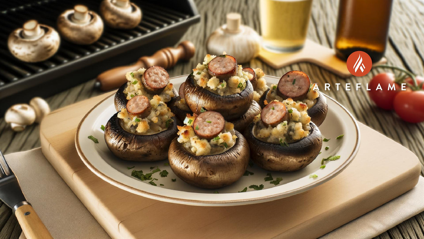 Pennsylvania Dutch Sausage Stuffed Mushrooms