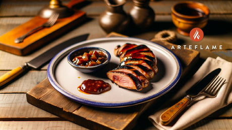 Spanish Grilled Duck Breast with Fig Sauce