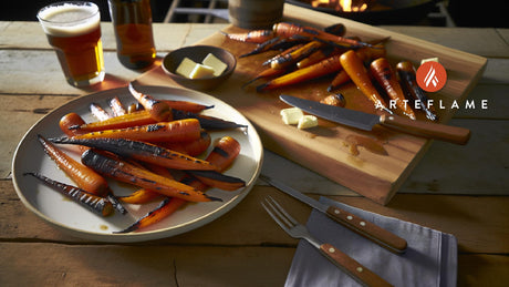 Kentucky Grilled Sorghum Glazed Carrots