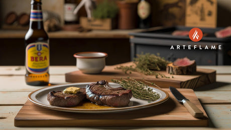 Spanish Grilled Venison Steaks with Thyme Butter