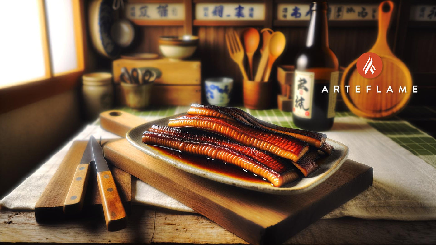 Japanese Grilled Eel (Unagi Kabayaki) on Arteflame