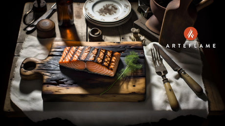 Grilled Cedar-Plank Salmon Connecticut Style