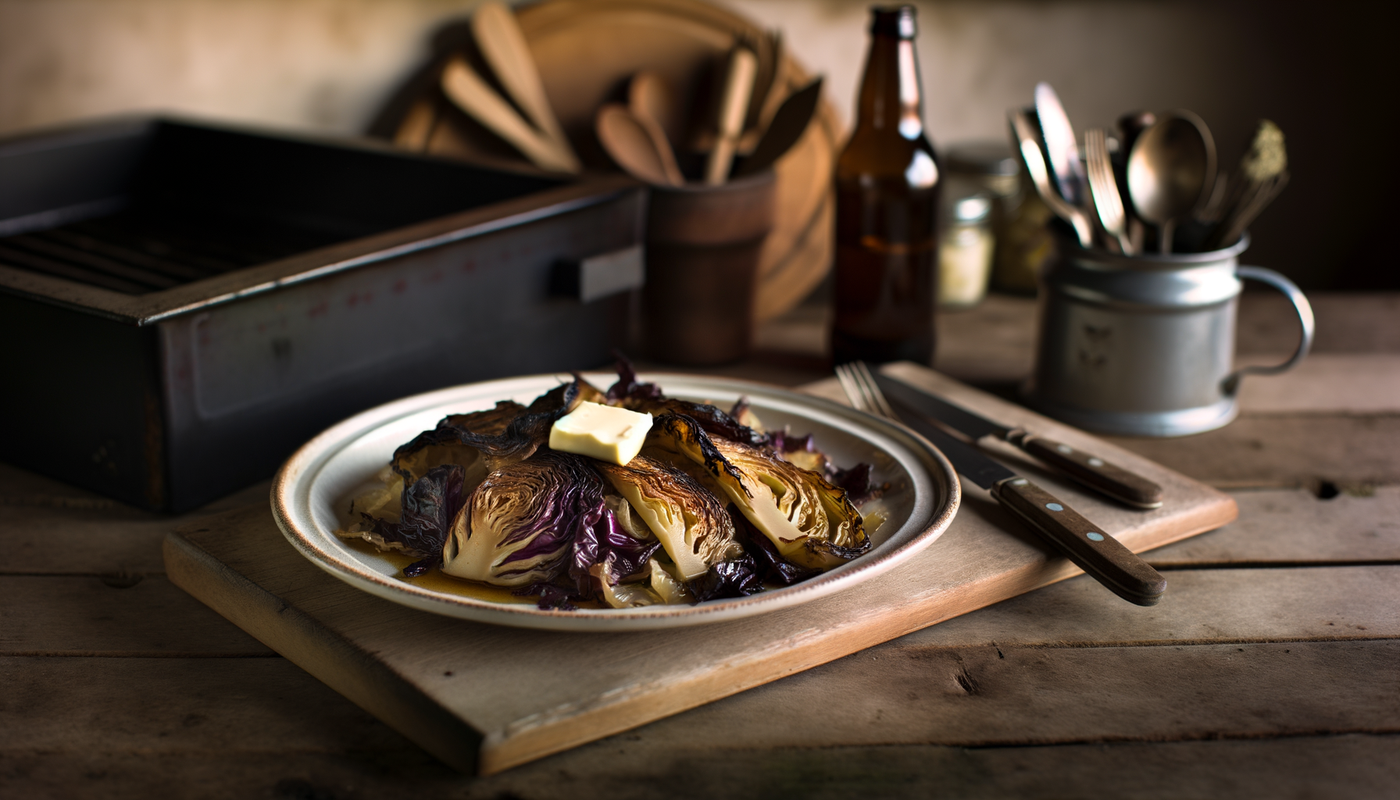 Danish Charred Cabbage with Brown Butter on the Arteflame