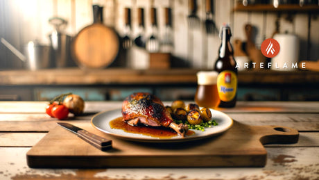 Grilled Belgian Beer-Glazed Pheasant