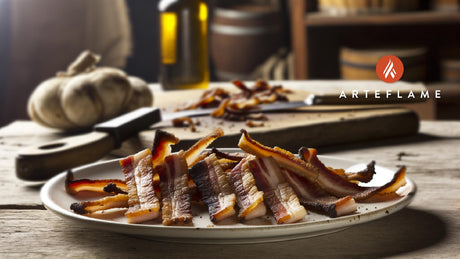 Italian Crispy Grilled Guanciale Strips