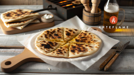 Greek Grilled Flatbread on the Arteflame Grill