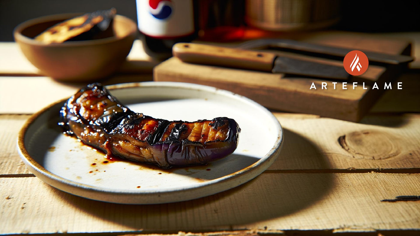 Korean Soy Sauce Marinated Grilled Eggplant