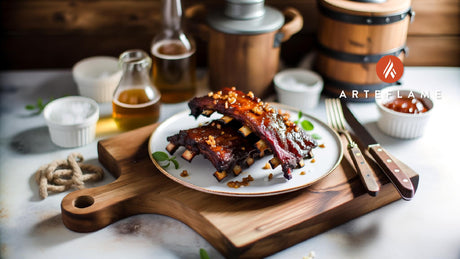 Georgia Peach Smoked Spare Ribs