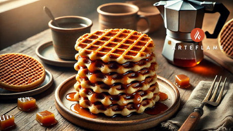 Grilled Stroopwafels with Gooey Caramel Filling