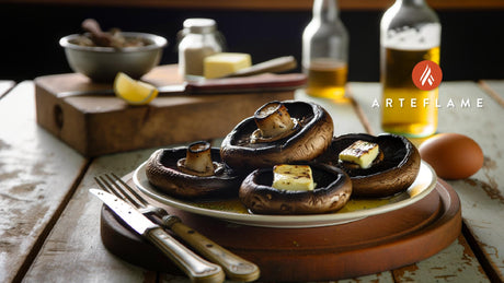 Greek Grilled Portobello Mushrooms with Butter