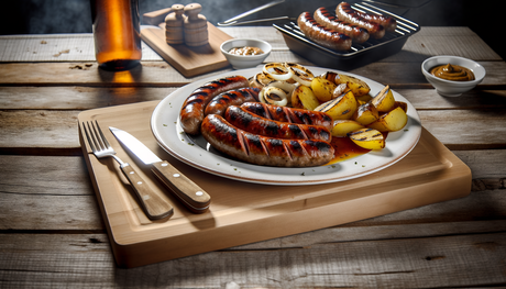 Fire-Grilled Swiss Sausage Platter