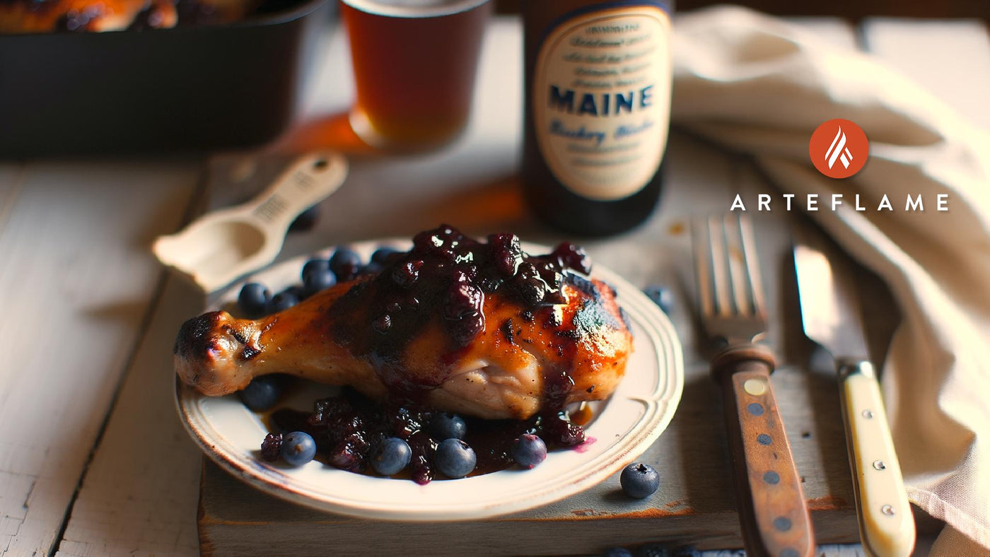 Maine Blueberry BBQ Chicken on the Arteflame Grill