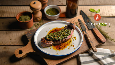 Florida-Style Grilled Churrasco Steak with Chimichurri
