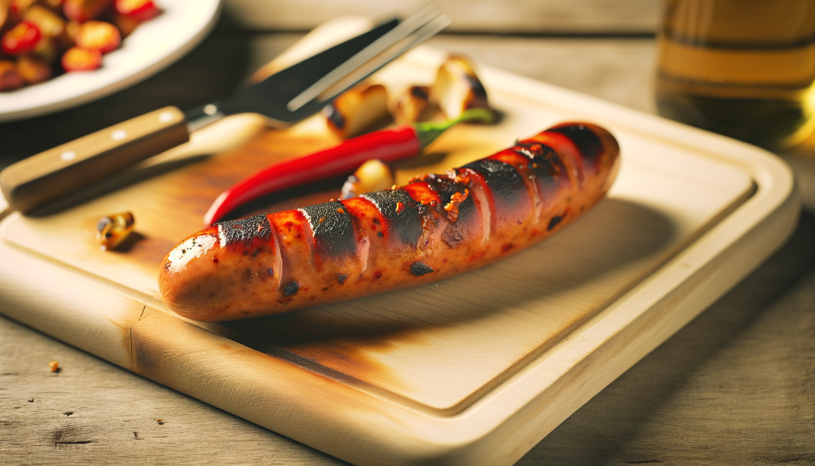 Spicy Grilled Polish Kielbasa