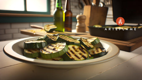Grilled Farm-Fresh Iowa Zucchini on the Arteflame