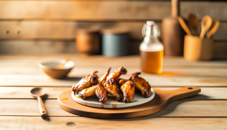 Florida Orange Blossom Honey Glazed Chicken Wings