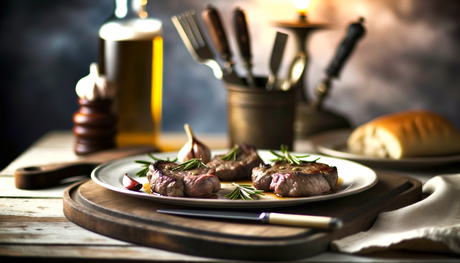 Scottish Lamb Cutlets with Rosemary & Garlic