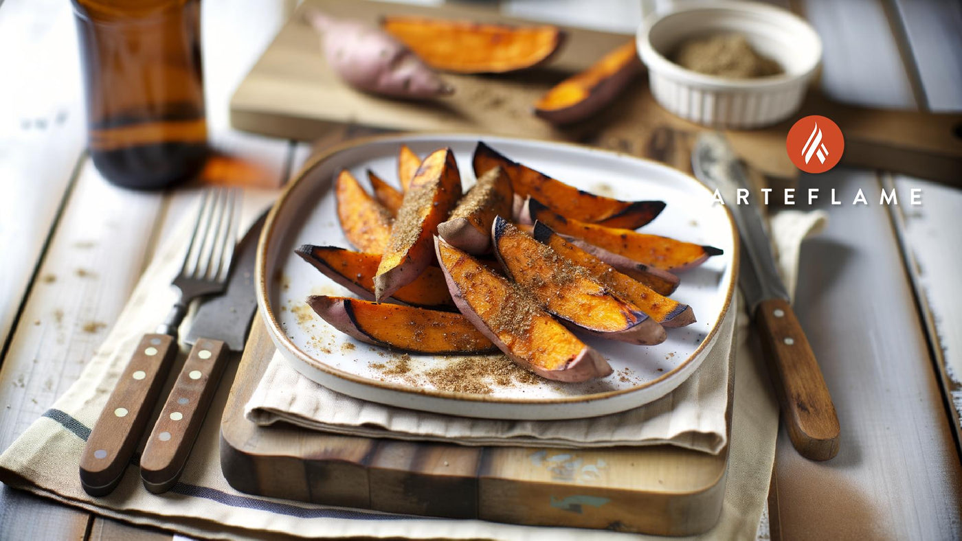 Grilled Sweet Potato Wedges with Nutmeg – A Connecticut Classic