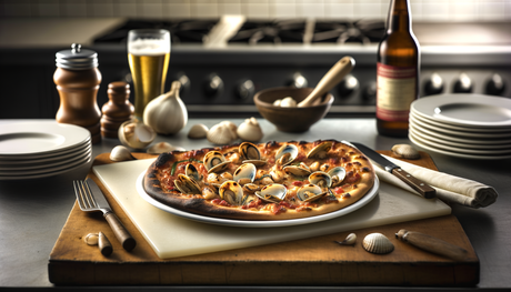 Grilled Connecticut Clam Pizza on the Arteflame