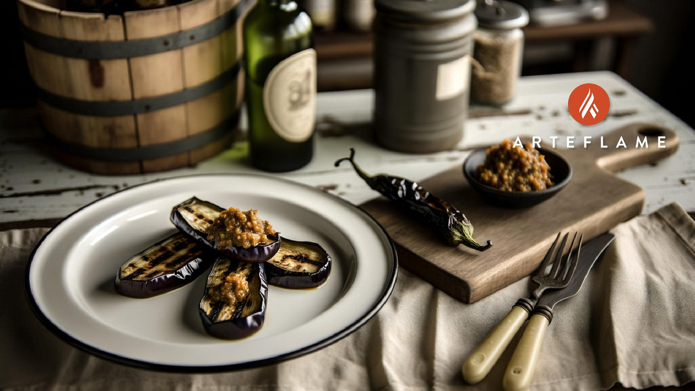 Italian Smoky Eggplant with Olive Tapenade
