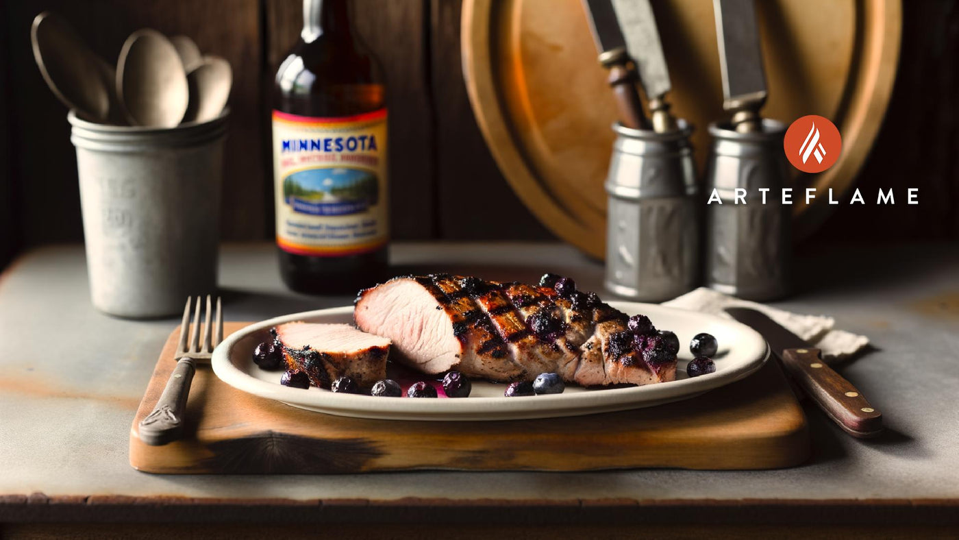 Minnesota Wild Blueberry Grilled Pork Loin