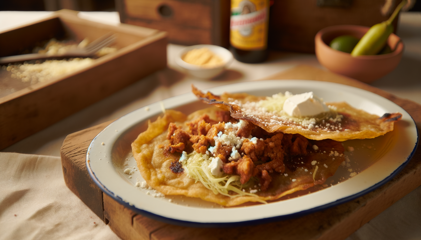 Mexican Tlacoyos with Chicharrón on the Arteflame Grill