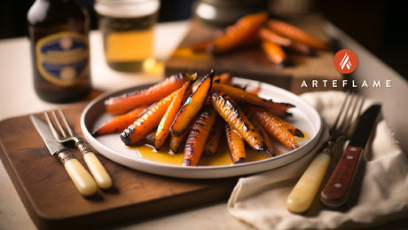 Minnesota Honey Butter Grilled Carrots