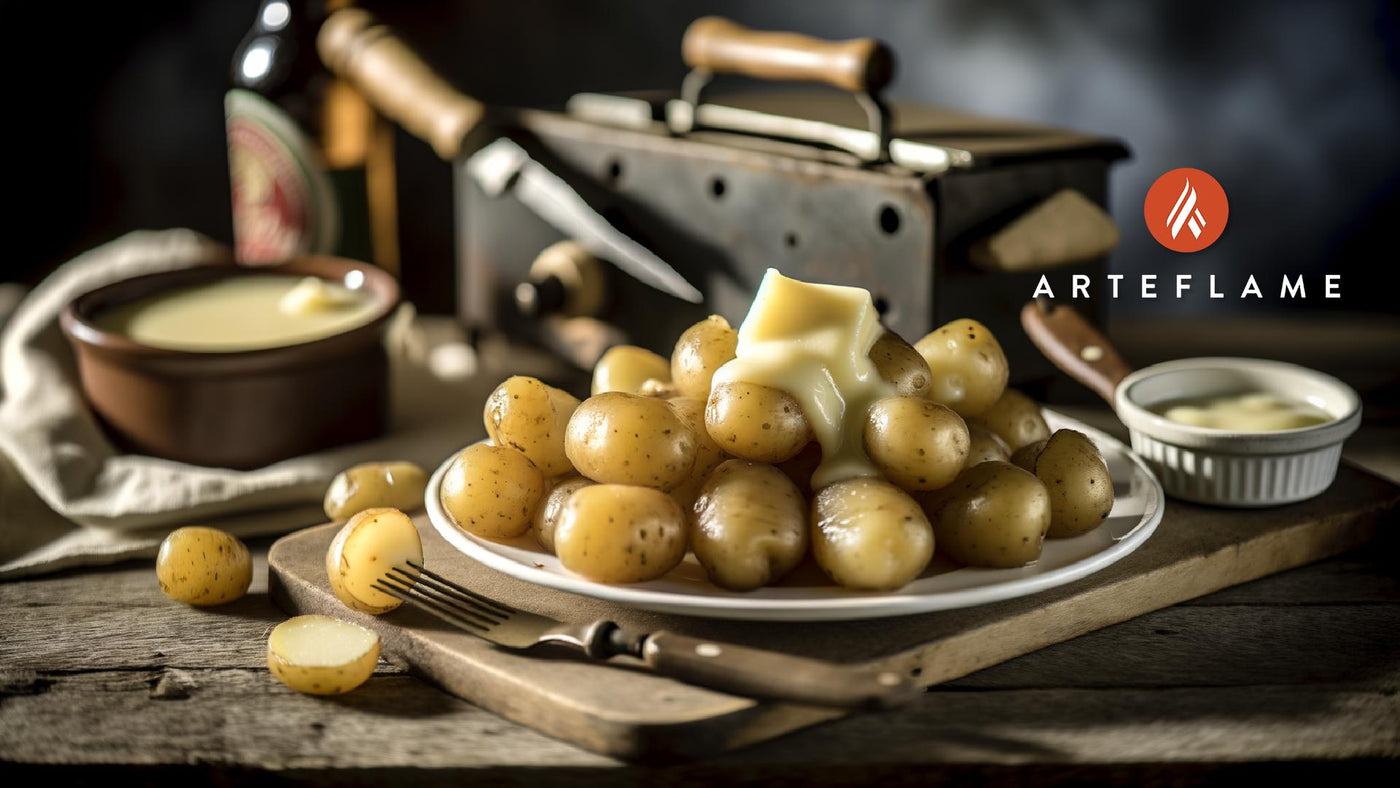 Smoky Swiss Raclette Potatoes on the Arteflame Grill