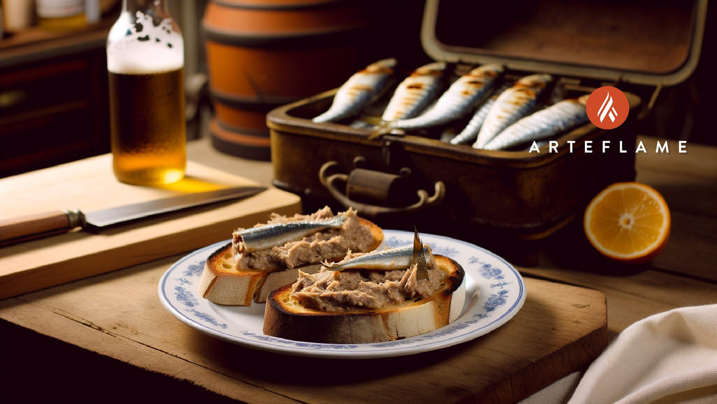 Portuguese Grilled Sardine Pâté Toast