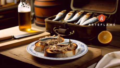 Portuguese Grilled Sardine Pâté Toast