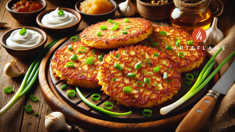 Arteflame Grilled Mashed Potato Pancakes: A Crispy, Golden Delight