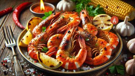 Spicy Cajun Grilled Shrimp Recipe on the Arteflame