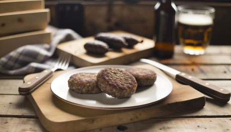 Scottish Grilled Haggis Patties on Arteflame