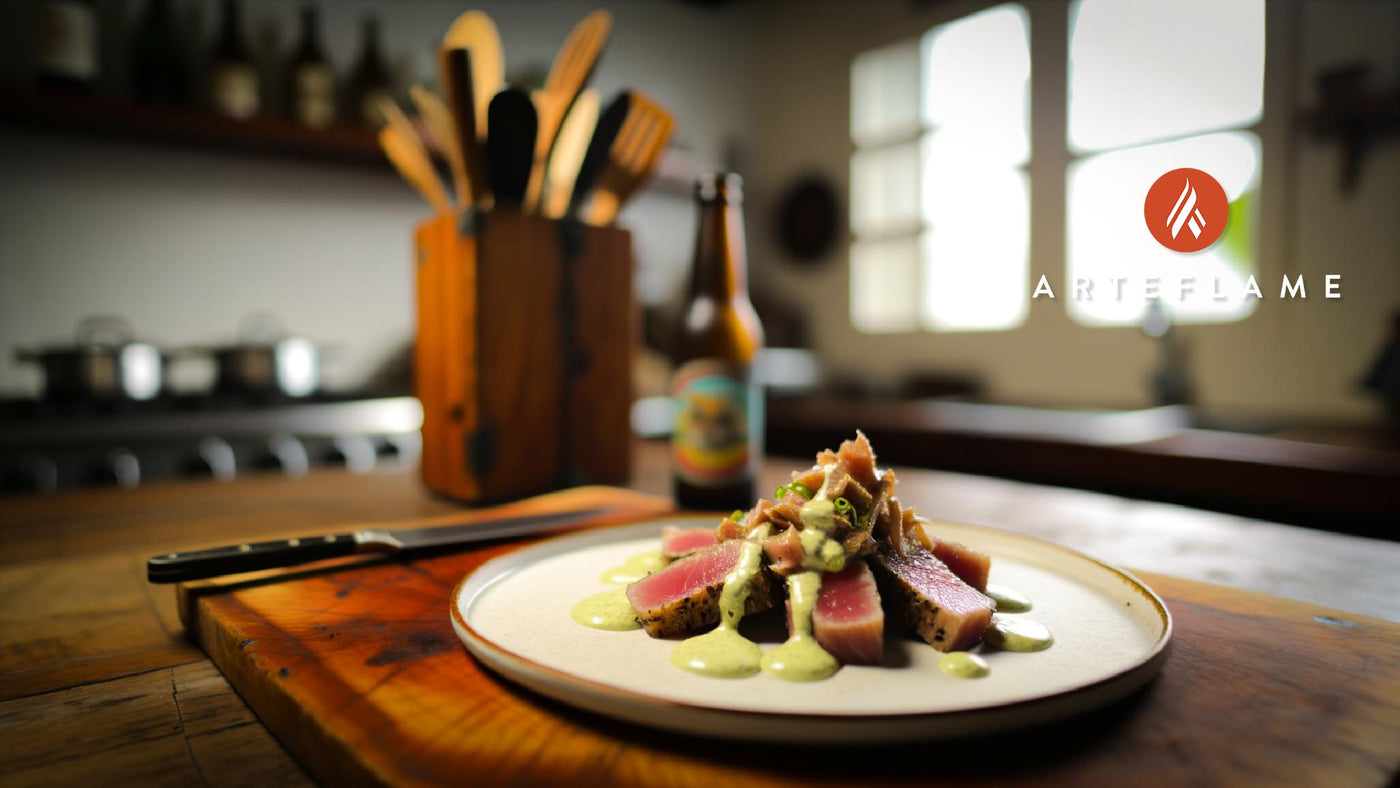 Hawaiian Seared Ahi with Wasabi Mayo