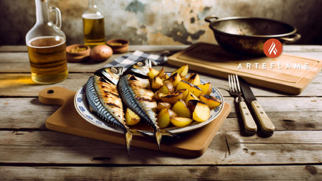 Portuguese Smoked Mackerel Fillets with Roasted Potatoes