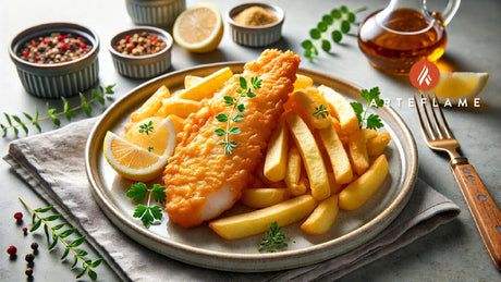 Ultimate Fish and Chips on the Arteflame Grill