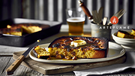 Grilled Georgia Bourbon Butter Cornbread